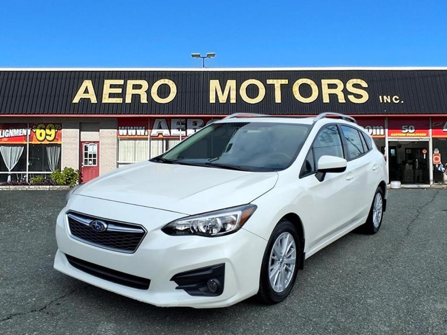 2017 Crystal White Pearl Subaru Impreza Premium (4S3GTAD68H3) with an 2.0L 4 Cylinder Fuel Injected engine, S transmission, located at 50 Eastern Blvd., Essex, MD, 21221, (410) 686-3444, 39.304367, -76.484947 - Photo#0