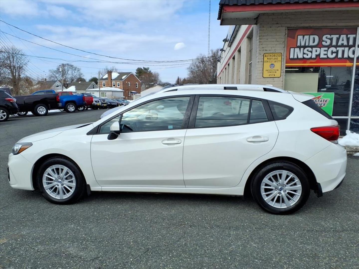 2017 Crystal White Pearl Subaru Impreza Premium (4S3GTAD68H3) with an 2.0L 4 Cylinder Fuel Injected engine, S transmission, located at 50 Eastern Blvd., Essex, MD, 21221, (410) 686-3444, 39.304367, -76.484947 - Photo#1