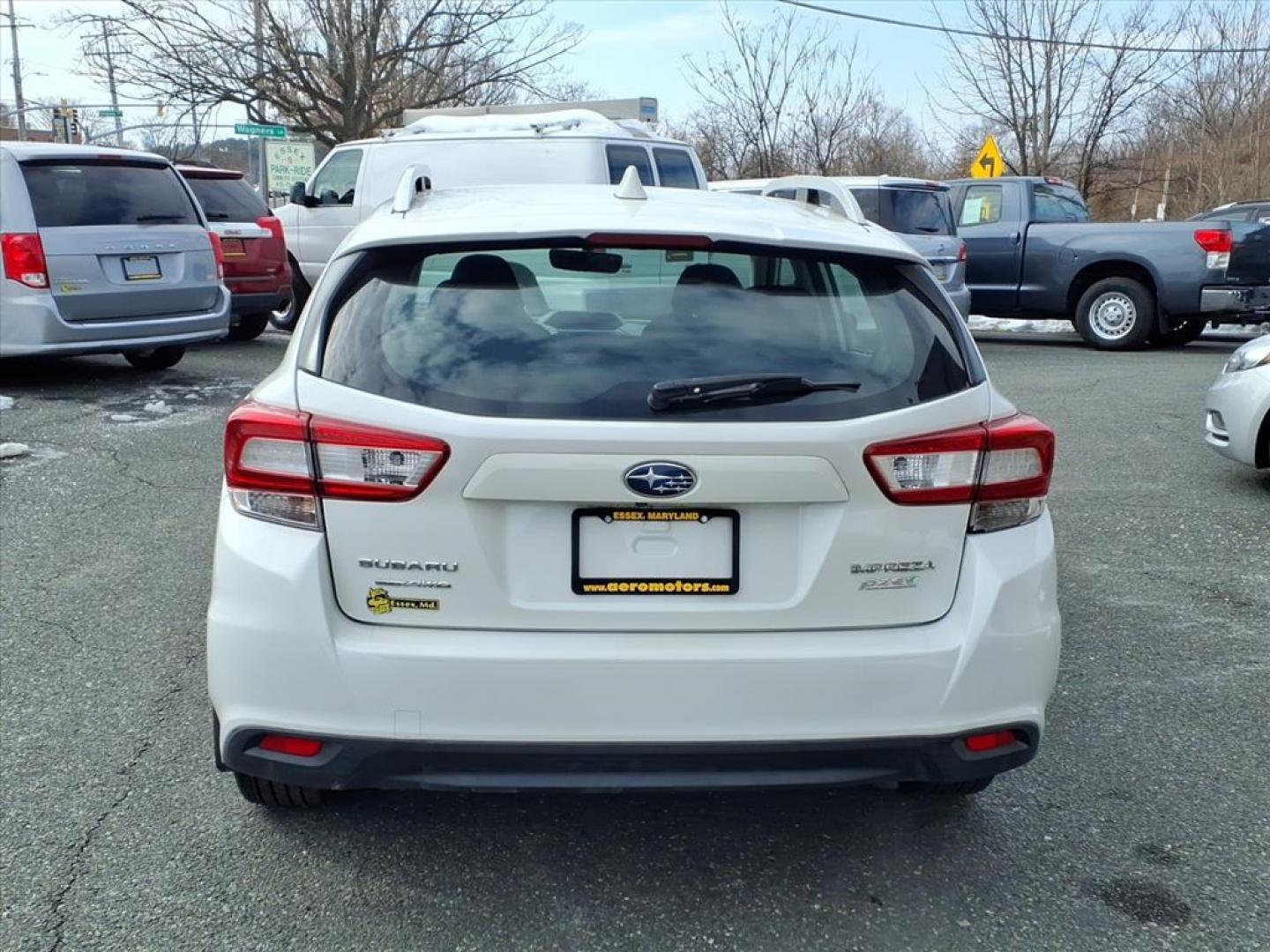 2017 Crystal White Pearl Subaru Impreza Premium (4S3GTAD68H3) with an 2.0L 4 Cylinder Fuel Injected engine, S transmission, located at 50 Eastern Blvd., Essex, MD, 21221, (410) 686-3444, 39.304367, -76.484947 - Photo#3