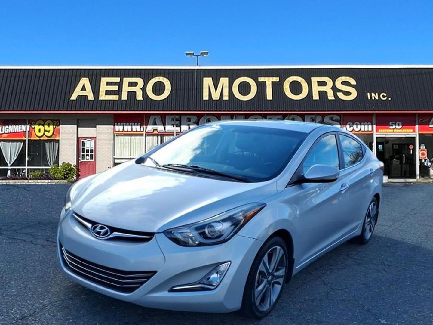 2015 Shimmering Silver Hyundai ELANTRA Sport (KMHDH4AH5FU) with an 2.0L 4 Cylinder Fuel Injected engine, Automatic transmission, located at 50 Eastern Blvd., Essex, MD, 21221, (410) 686-3444, 39.304367, -76.484947 - Photo#0