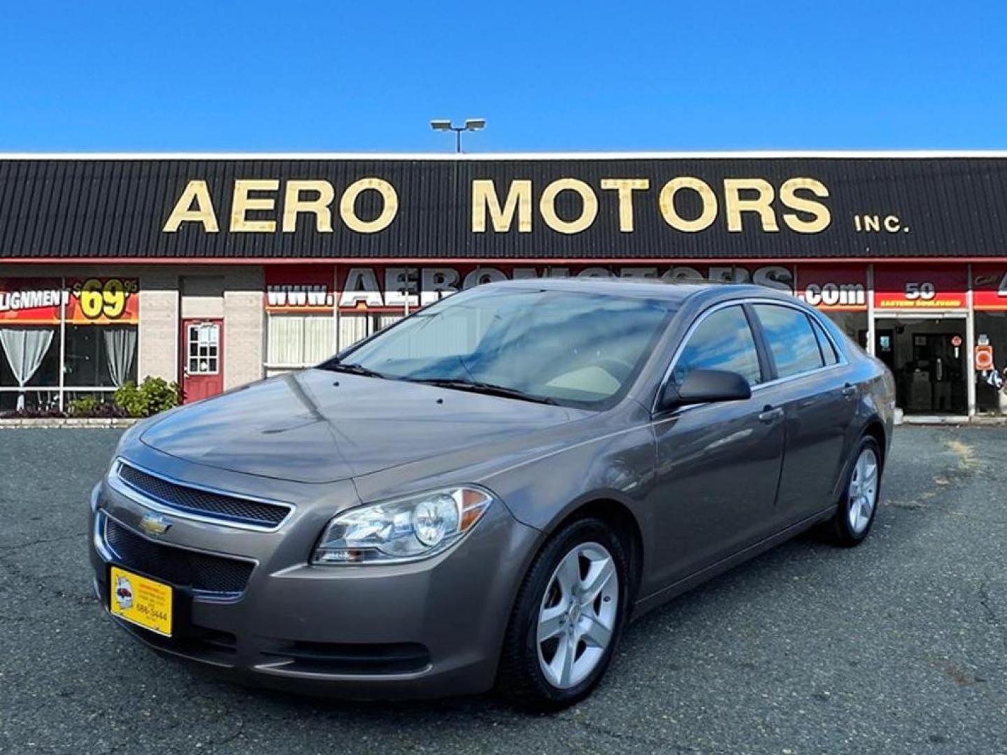 2011 Mocha Steel Metallic Chevrolet Malibu LS (1G1ZB5E11BF) with an 2.4L 4 Cylinder Sequential-Port F.I. engine, 4CYL transmission, located at 50 Eastern Blvd., Essex, MD, 21221, (410) 686-3444, 39.304367, -76.484947 - Photo#0