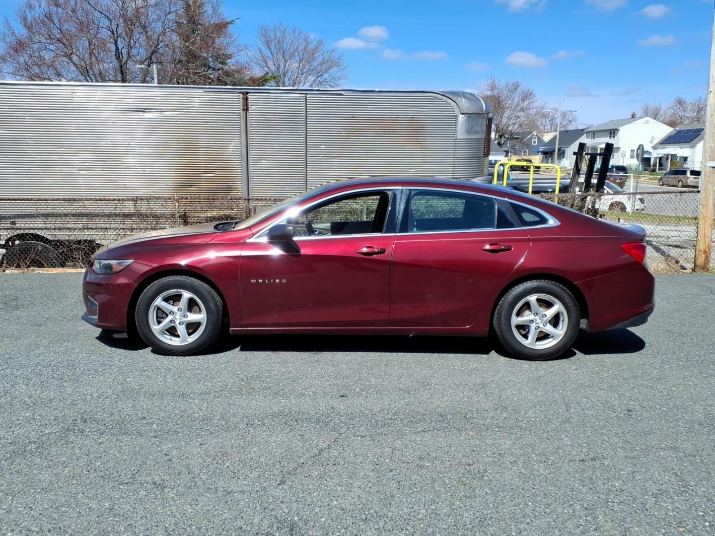 2016 Red Chevrolet Malibu LS (1G1ZB5ST8GF) with an 1.5L 4 Cylinder Turbocharged engine, 4CYL transmission, located at 50 Eastern Blvd., Essex, MD, 21221, (410) 686-3444, 39.304367, -76.484947 - Photo#1
