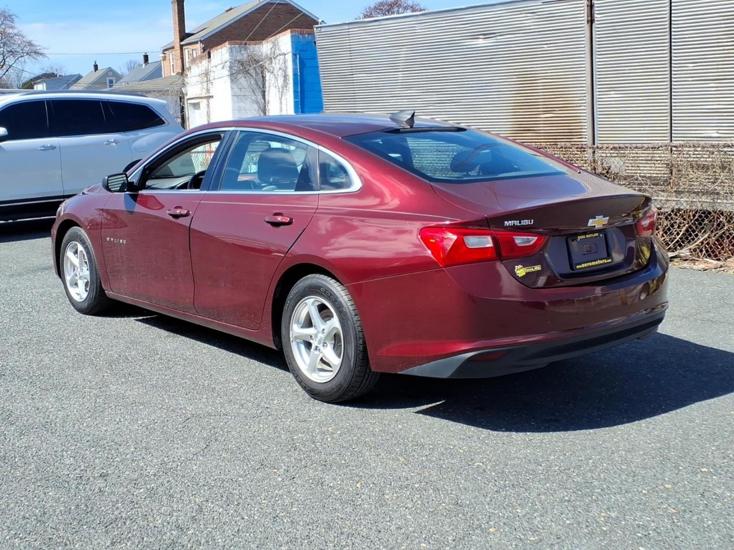 2016 Red Chevrolet Malibu LS (1G1ZB5ST8GF) with an 1.5L 4 Cylinder Turbocharged engine, 4CYL transmission, located at 50 Eastern Blvd., Essex, MD, 21221, (410) 686-3444, 39.304367, -76.484947 - Photo#2