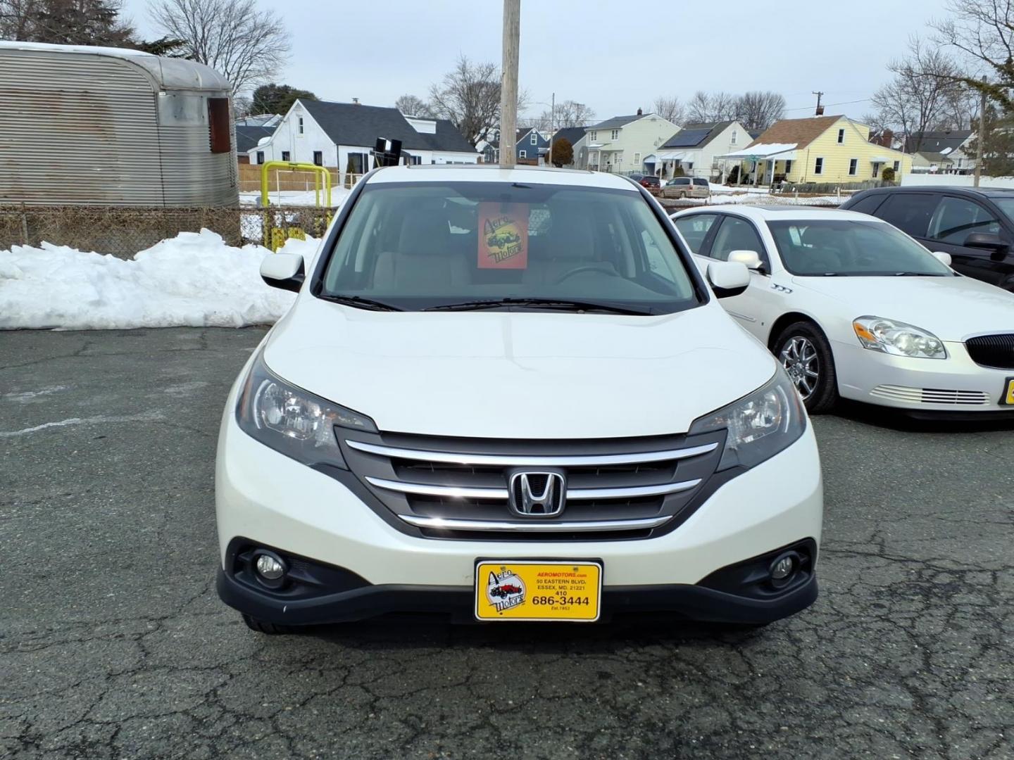 2014 White Diamond Pearl Honda CR-V EX (5J6RM4H55EL) with an 2.4L 2.4L I4 185hp 163ft. lbs. Sequential-Port F.I. engine, 5-Speed Automatic transmission, located at 50 Eastern Blvd., Essex, MD, 21221, (410) 686-3444, 39.304367, -76.484947 - Photo#7
