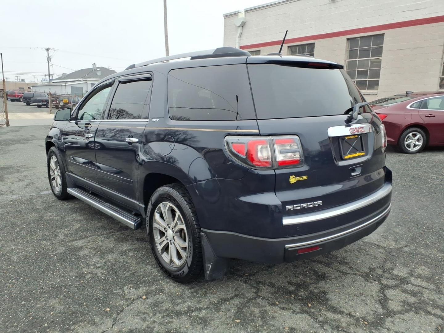2016 Blue GMC Acadia SLT-1 (1GKKRRKD2GJ) with an 3.6L 3.6L V6 281hp 266ft. lbs. Fuel Injected engine, 6-Speed Shiftable Automatic transmission, located at 50 Eastern Blvd., Essex, MD, 21221, (410) 686-3444, 39.304367, -76.484947 - Photo#2
