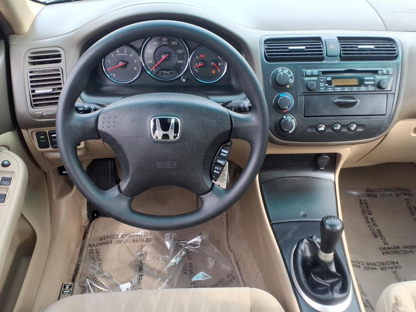 2004 White Honda Civic (2HGES257X4H) with an 1.7L 4 Cylinder Fuel Injected engine, Automatic transmission, located at 50 Eastern Blvd., Essex, MD, 21221, (410) 686-3444, 39.304367, -76.484947 - Photo#13