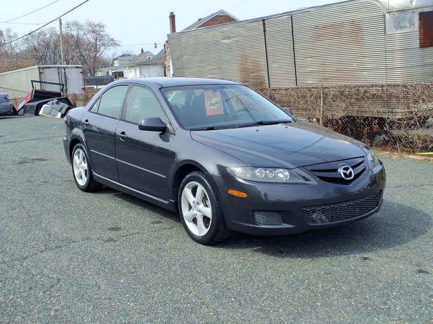 2007 Gray Mazda Mazda6 i Sport (1YVHP80C975) with an 2.3L 2.3L I4 156hp 154ft. lbs. Not Specified engine, 5-Speed Shiftable Automatic transmission, located at 50 Eastern Blvd., Essex, MD, 21221, (410) 686-3444, 39.304367, -76.484947 - Photo#6