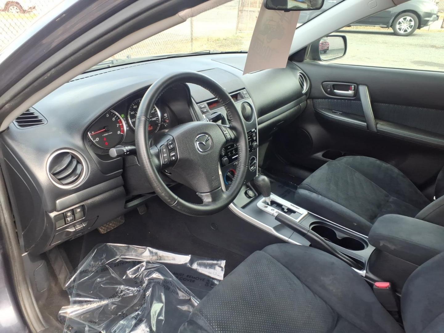 2007 Gray Mazda Mazda6 i Sport (1YVHP80C975) with an 2.3L 2.3L I4 156hp 154ft. lbs. Not Specified engine, 5-Speed Shiftable Automatic transmission, located at 50 Eastern Blvd., Essex, MD, 21221, (410) 686-3444, 39.304367, -76.484947 - Photo#8