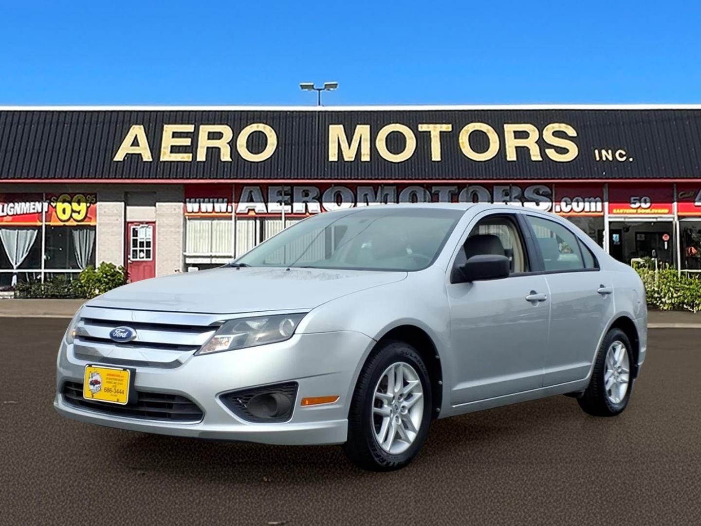 2012 Silver Ford Fusion S (3FAHP0GA3CR) with an 2.5L 2.5L I4 175hp 172ft. lbs. Sequential-Port F.I. engine, 6-Speed Automatic transmission, located at 50 Eastern Blvd., Essex, MD, 21221, (410) 686-3444, 39.304367, -76.484947 - Photo#0