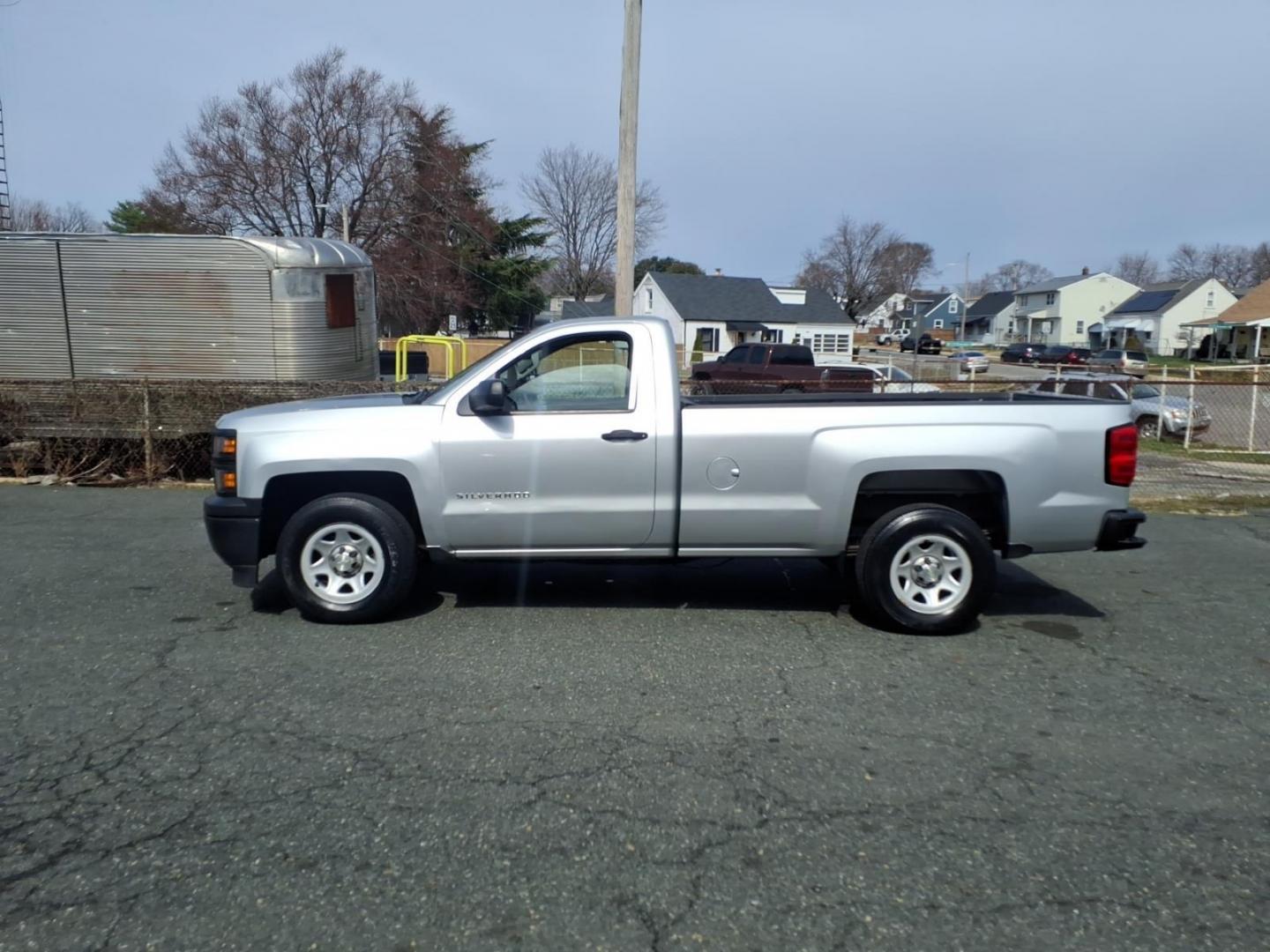 2014 Gray Chevrolet Silverado 1500 Work Truck (1GCNCPEH8EZ) with an 4.3L EcoTec3 4.3L Flex Fuel V6 285hp 305ft. lbs. Not Specified engine, 6-Speed Shiftable Automatic w/Overdrive transmission, located at 50 Eastern Blvd., Essex, MD, 21221, (410) 686-3444, 39.304367, -76.484947 - Photo#1