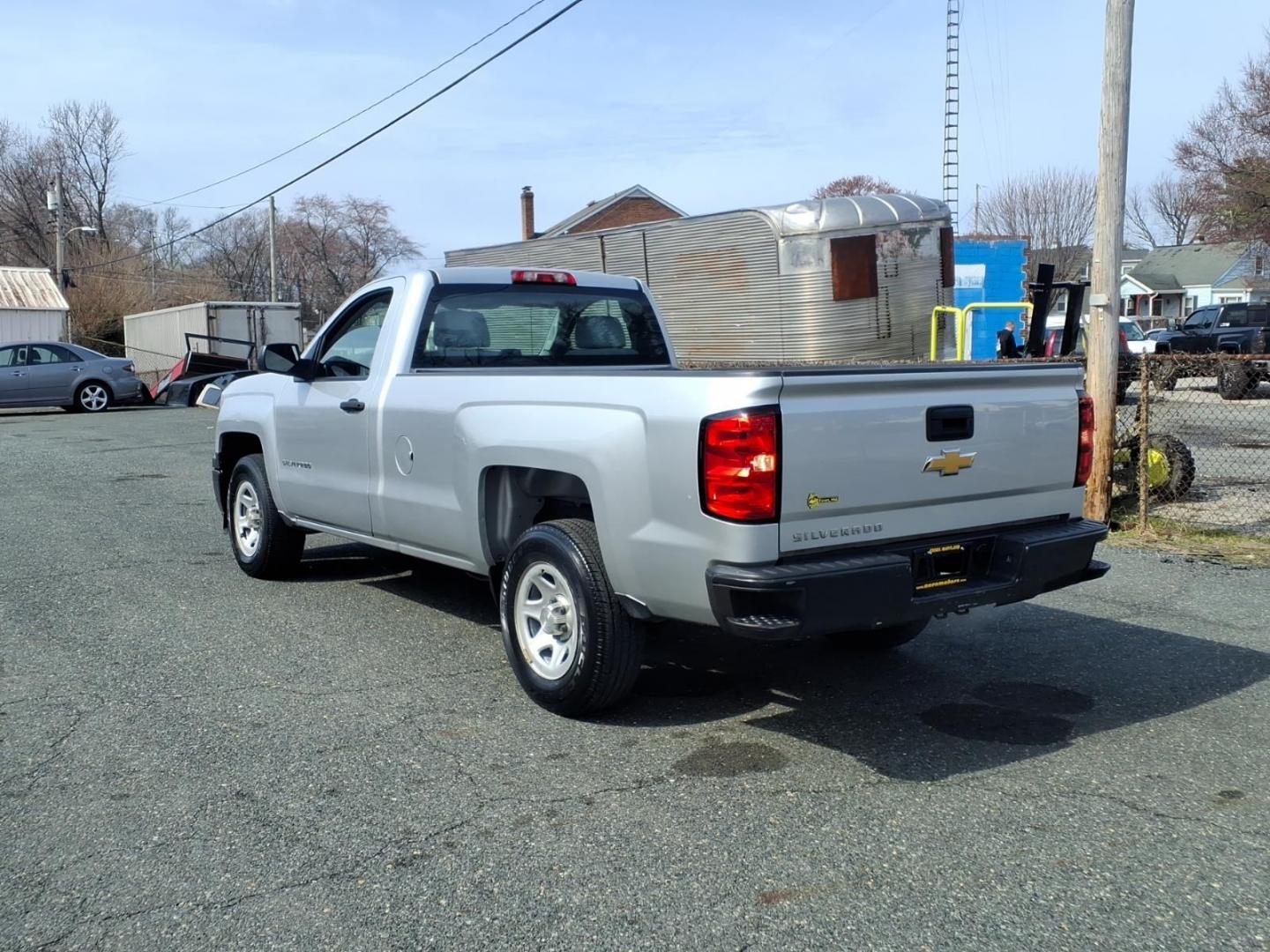 2014 Gray Chevrolet Silverado 1500 Work Truck (1GCNCPEH8EZ) with an 4.3L EcoTec3 4.3L Flex Fuel V6 285hp 305ft. lbs. Not Specified engine, 6-Speed Shiftable Automatic w/Overdrive transmission, located at 50 Eastern Blvd., Essex, MD, 21221, (410) 686-3444, 39.304367, -76.484947 - Photo#2