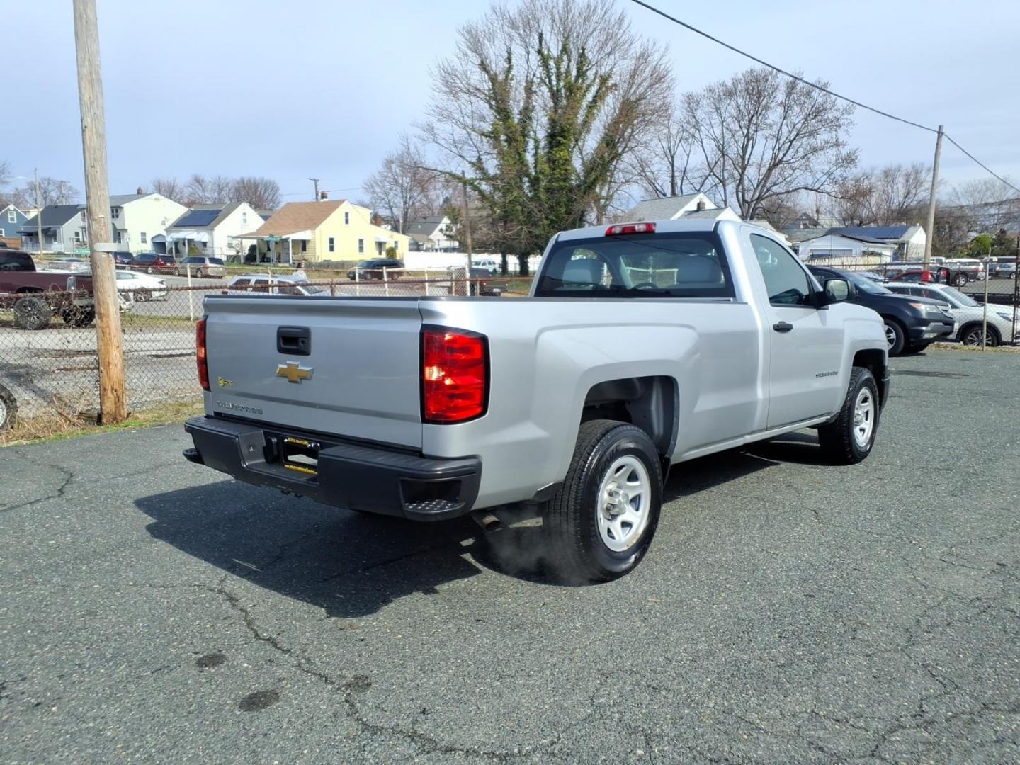 2014 Gray Chevrolet Silverado 1500 Work Truck (1GCNCPEH8EZ) with an 4.3L EcoTec3 4.3L Flex Fuel V6 285hp 305ft. lbs. Not Specified engine, 6-Speed Shiftable Automatic w/Overdrive transmission, located at 50 Eastern Blvd., Essex, MD, 21221, (410) 686-3444, 39.304367, -76.484947 - Photo#4