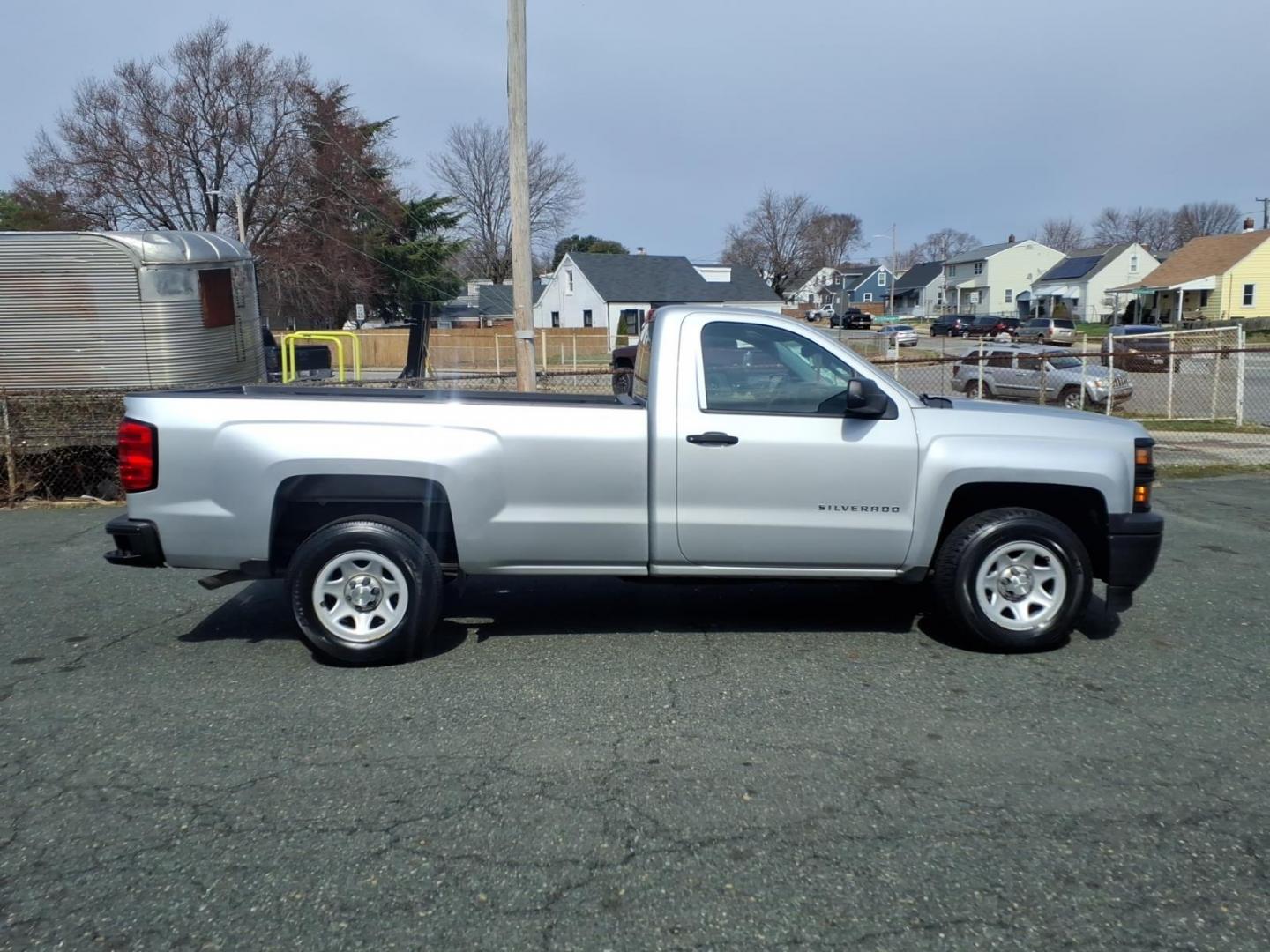 2014 Gray Chevrolet Silverado 1500 Work Truck (1GCNCPEH8EZ) with an 4.3L EcoTec3 4.3L Flex Fuel V6 285hp 305ft. lbs. Not Specified engine, 6-Speed Shiftable Automatic w/Overdrive transmission, located at 50 Eastern Blvd., Essex, MD, 21221, (410) 686-3444, 39.304367, -76.484947 - Photo#5