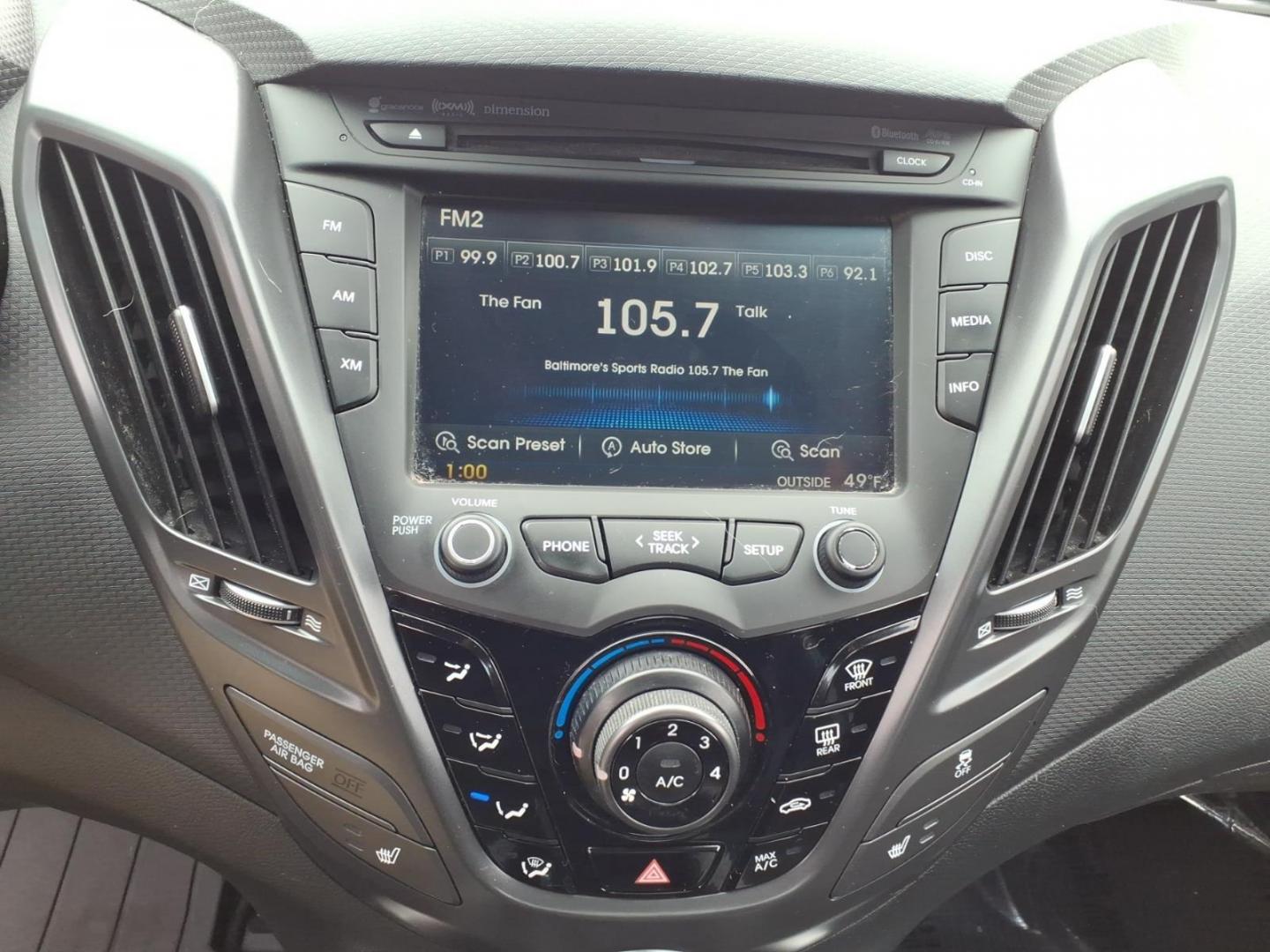 2016 Black Hyundai VELOSTER Turbo (KMHTC6AE4GU) with an 1.6L 1.6L Turbo I4 201hp 195ft. lbs. Turbocharged engine, Automatic transmission, located at 50 Eastern Blvd., Essex, MD, 21221, (410) 686-3444, 39.304367, -76.484947 - Photo#15