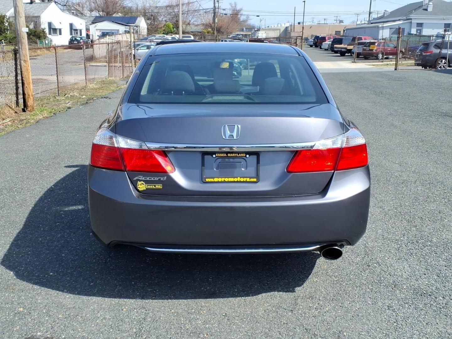 2014 Gray Honda Accord EX (1HGCR2F76EA) with an 2.4L 4 Cylinder Fuel Injected engine, Automatic transmission, located at 50 Eastern Blvd., Essex, MD, 21221, (410) 686-3444, 39.304367, -76.484947 - Photo#3
