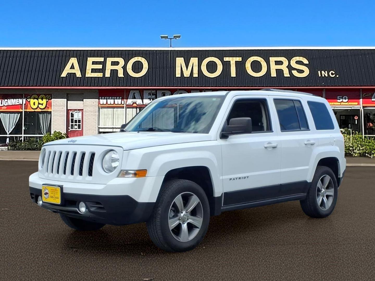 2017 White Jeep Patriot High Altitude (1C4NJRFB6HD) with an 2.4L 4 Cylinder Sequential-Port F.I. engine, 4WD transmission, located at 50 Eastern Blvd., Essex, MD, 21221, (410) 686-3444, 39.304367, -76.484947 - Photo#0