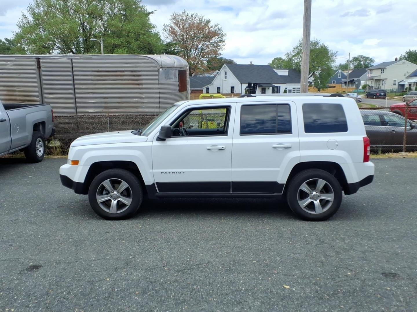 2017 White Jeep Patriot High Altitude (1C4NJRFB6HD) with an 2.4L 4 Cylinder Sequential-Port F.I. engine, 4WD transmission, located at 50 Eastern Blvd., Essex, MD, 21221, (410) 686-3444, 39.304367, -76.484947 - Photo#1