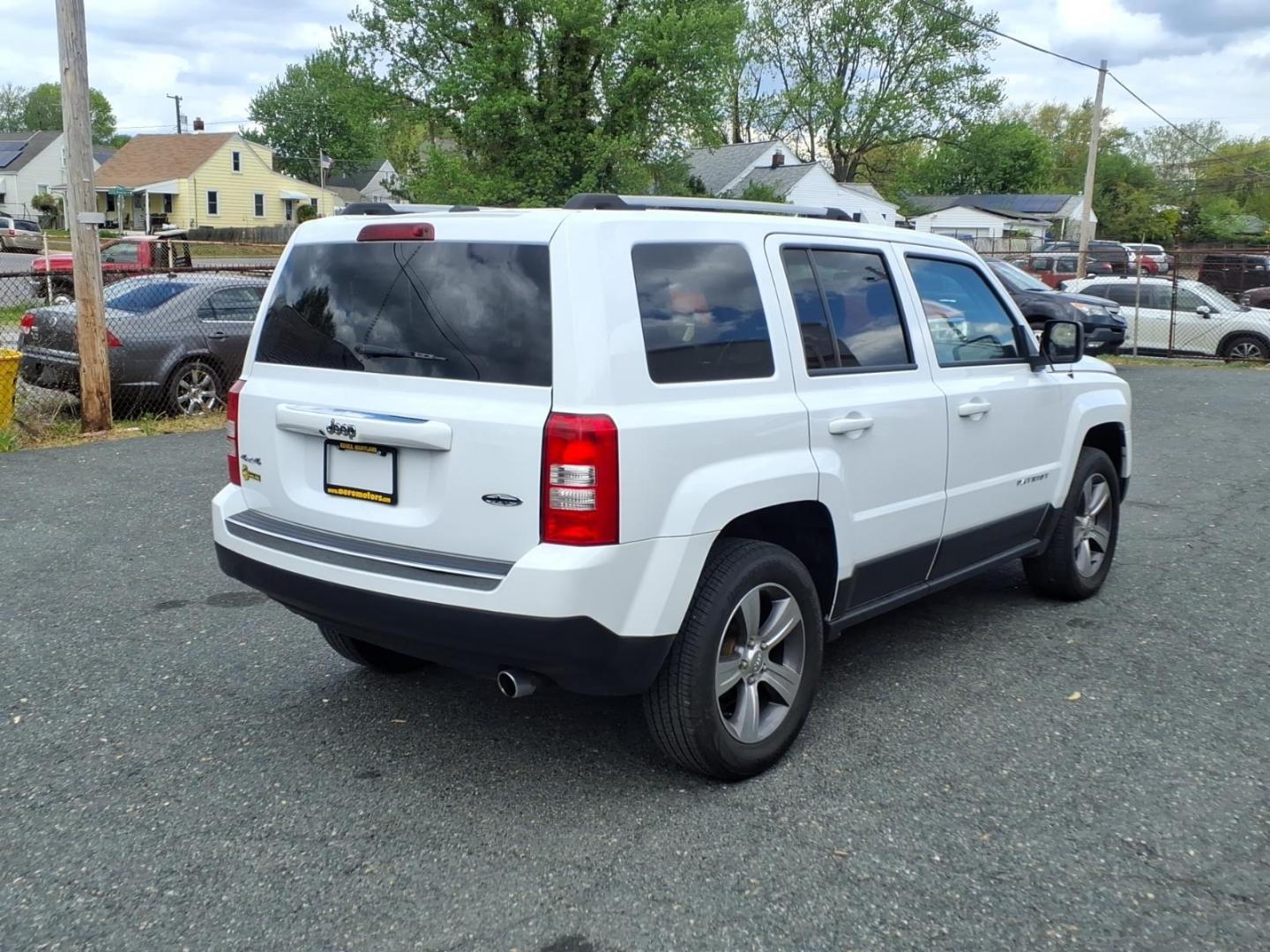 2017 White Jeep Patriot High Altitude (1C4NJRFB6HD) with an 2.4L 4 Cylinder Sequential-Port F.I. engine, 4WD transmission, located at 50 Eastern Blvd., Essex, MD, 21221, (410) 686-3444, 39.304367, -76.484947 - Photo#4