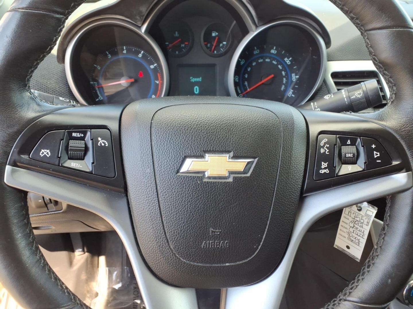 2012 Gold Chevrolet Cruze LT (1G1PF5SC6C7) with an 1.4L Ecotec 1.4L Turbo I4 138hp 148ft. lbs. Sequential-Port F.I. engine, 6-Speed Shiftable Automatic transmission, located at 50 Eastern Blvd., Essex, MD, 21221, (410) 686-3444, 39.304367, -76.484947 - Photo#20