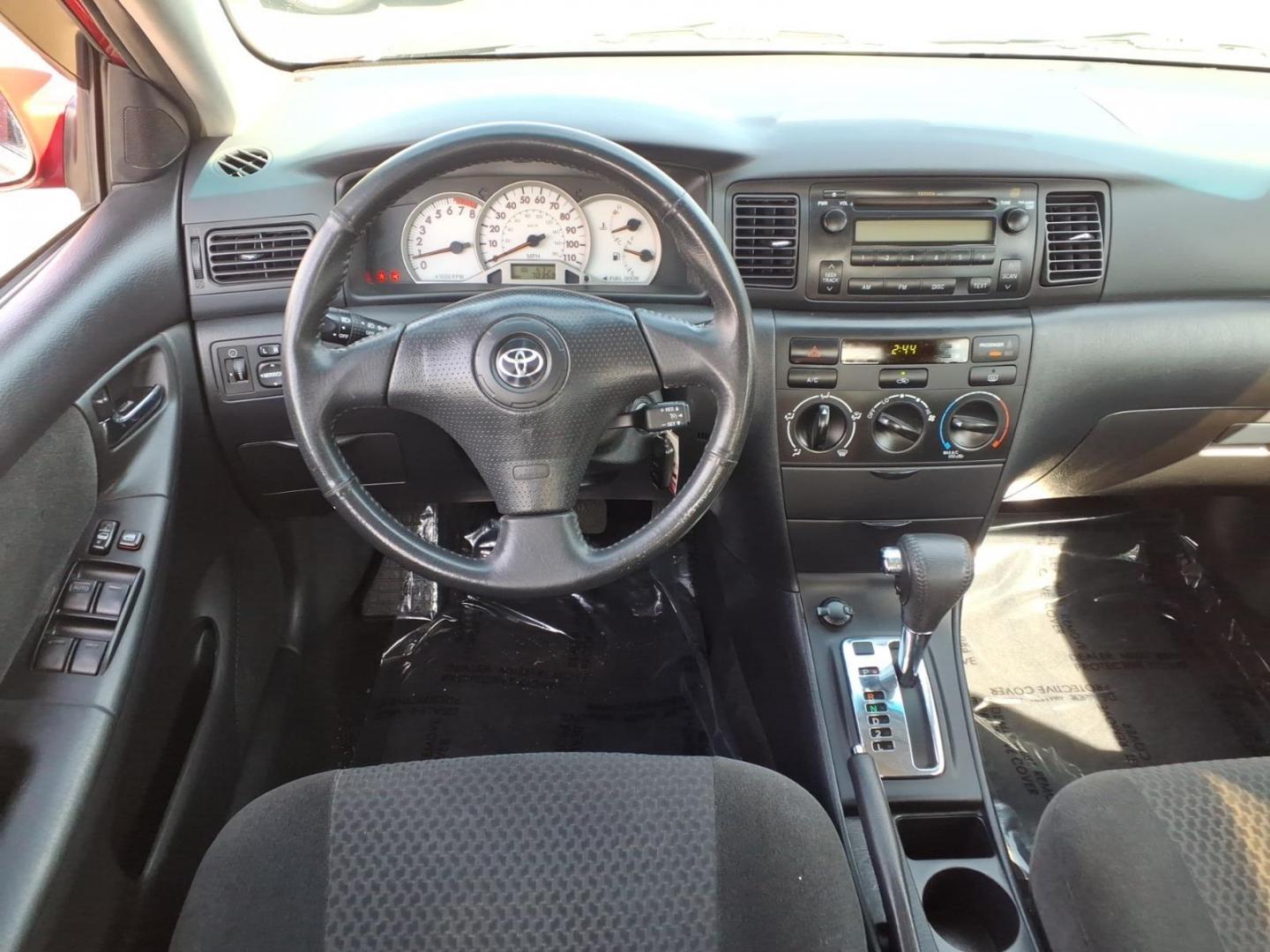 2006 Red Toyota Corolla CE (1NXBR32E16Z) with an 1.8L 1L NA I4 double overhead cam (DOHC) 16V Fuel Injected engine, 4-Speed Automatic transmission, located at 50 Eastern Blvd., Essex, MD, 21221, (410) 686-3444, 39.304367, -76.484947 - Photo#12