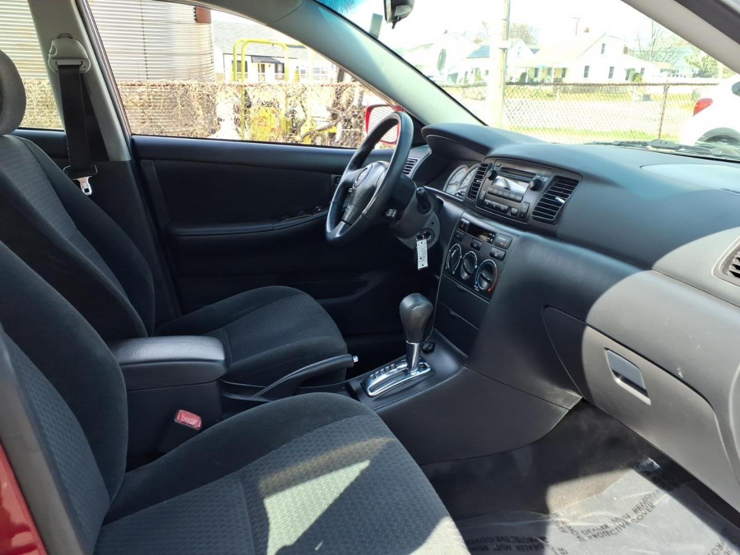 2006 Red Toyota Corolla CE (1NXBR32E16Z) with an 1.8L 1L NA I4 double overhead cam (DOHC) 16V Fuel Injected engine, 4-Speed Automatic transmission, located at 50 Eastern Blvd., Essex, MD, 21221, (410) 686-3444, 39.304367, -76.484947 - Photo#14