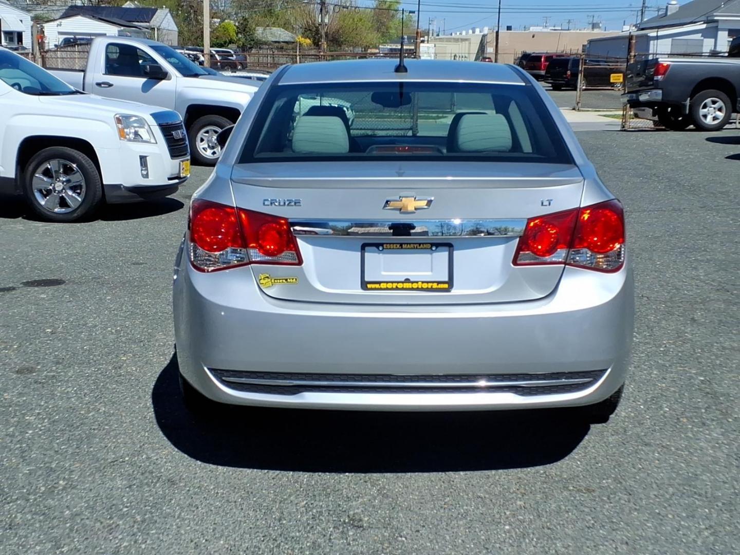 2013 Silver Chevrolet Cruze 1LT Auto (1G1PC5SBXD7) with an 1.4L Ecotec 1.4L Turbo I4 138hp 148ft. lbs. Sequential-Port F.I. engine, 6-Speed Shiftable Automatic transmission, located at 50 Eastern Blvd., Essex, MD, 21221, (410) 686-3444, 39.304367, -76.484947 - Photo#3