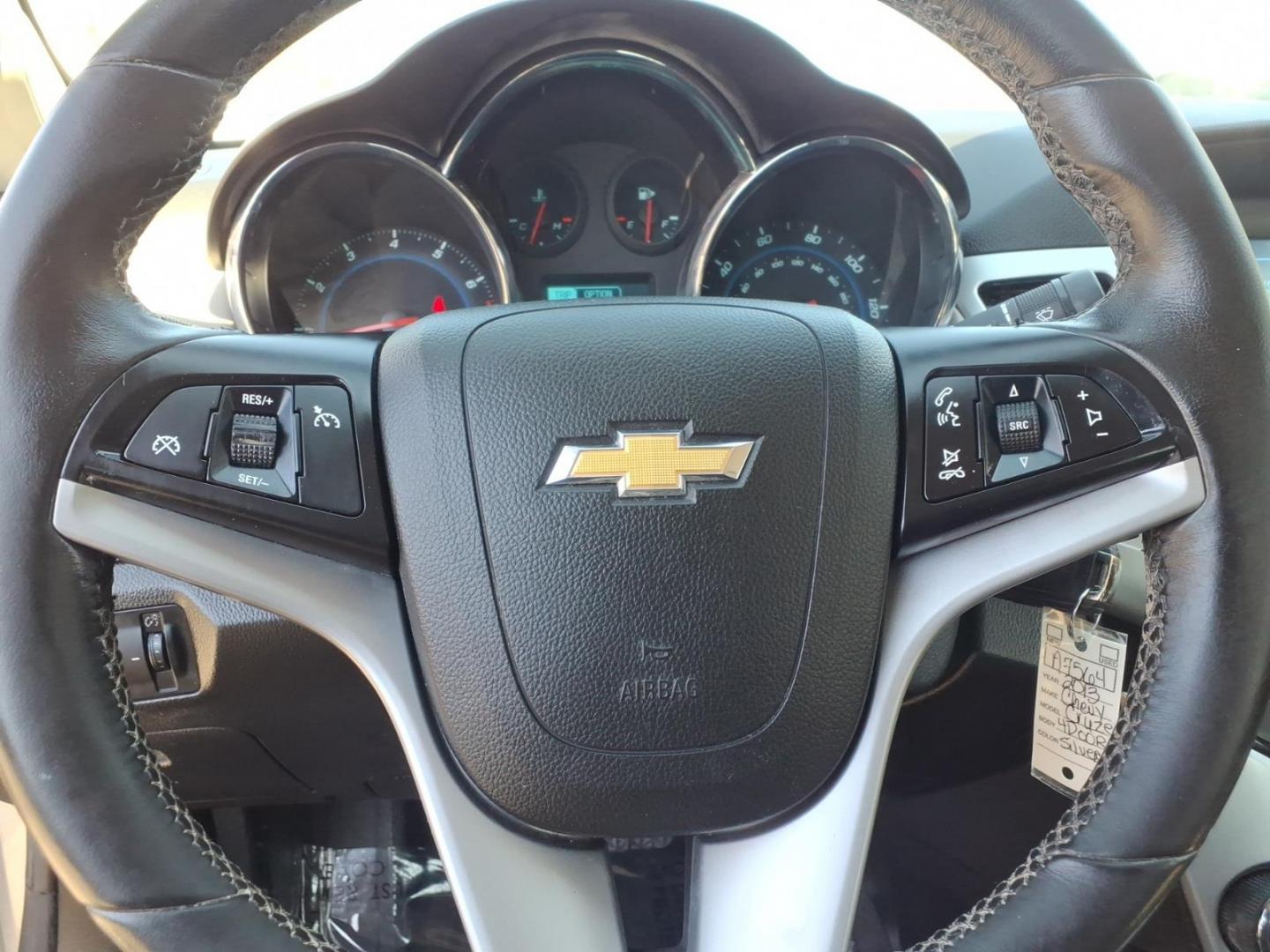 2013 Silver Chevrolet Cruze 1LT Auto (1G1PC5SBXD7) with an 1.4L Ecotec 1.4L Turbo I4 138hp 148ft. lbs. Sequential-Port F.I. engine, 6-Speed Shiftable Automatic transmission, located at 50 Eastern Blvd., Essex, MD, 21221, (410) 686-3444, 39.304367, -76.484947 - Photo#19