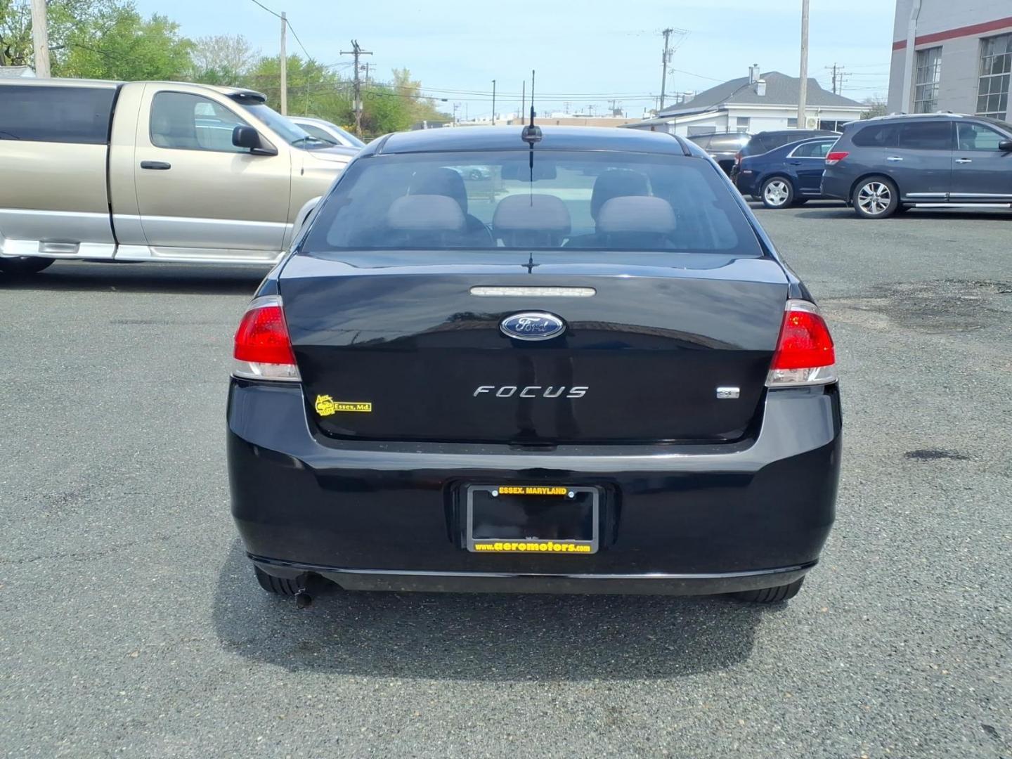 2011 Black Ford Focus SE (1FAHP3FN6BW) with an 2.0L 4 Cylinder Sequential-Port F.I. engine, Automatic transmission, located at 50 Eastern Blvd., Essex, MD, 21221, (410) 686-3444, 39.304367, -76.484947 - Photo#3
