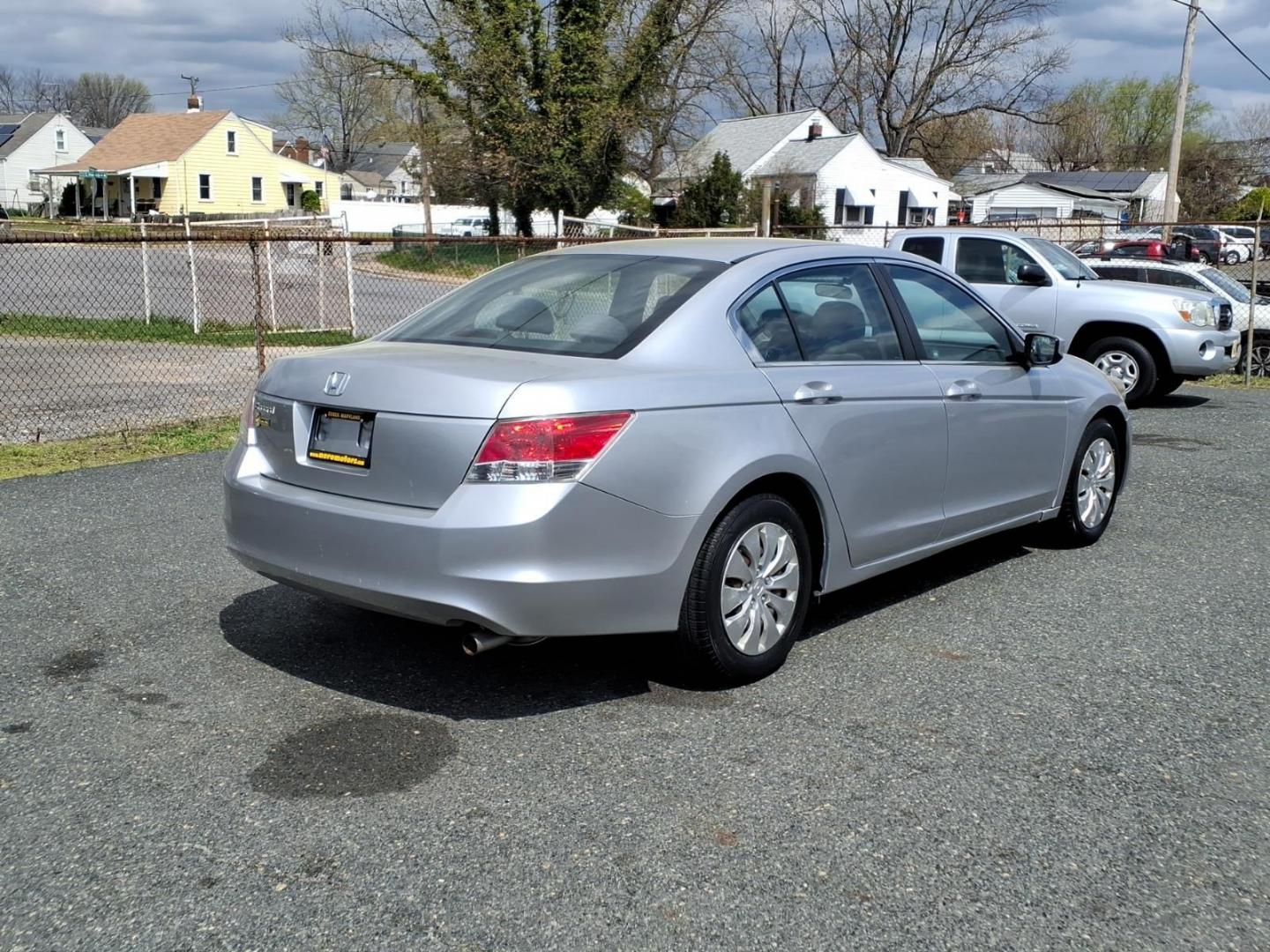 2010 Silver Honda Accord LX (1HGCP2F30AA) with an 2.4L 2.4L I4 177hp 161ft. lbs. Sequential-Port F.I. engine, 5-Speed Automatic transmission, located at 50 Eastern Blvd., Essex, MD, 21221, (410) 686-3444, 39.304367, -76.484947 - Photo#4