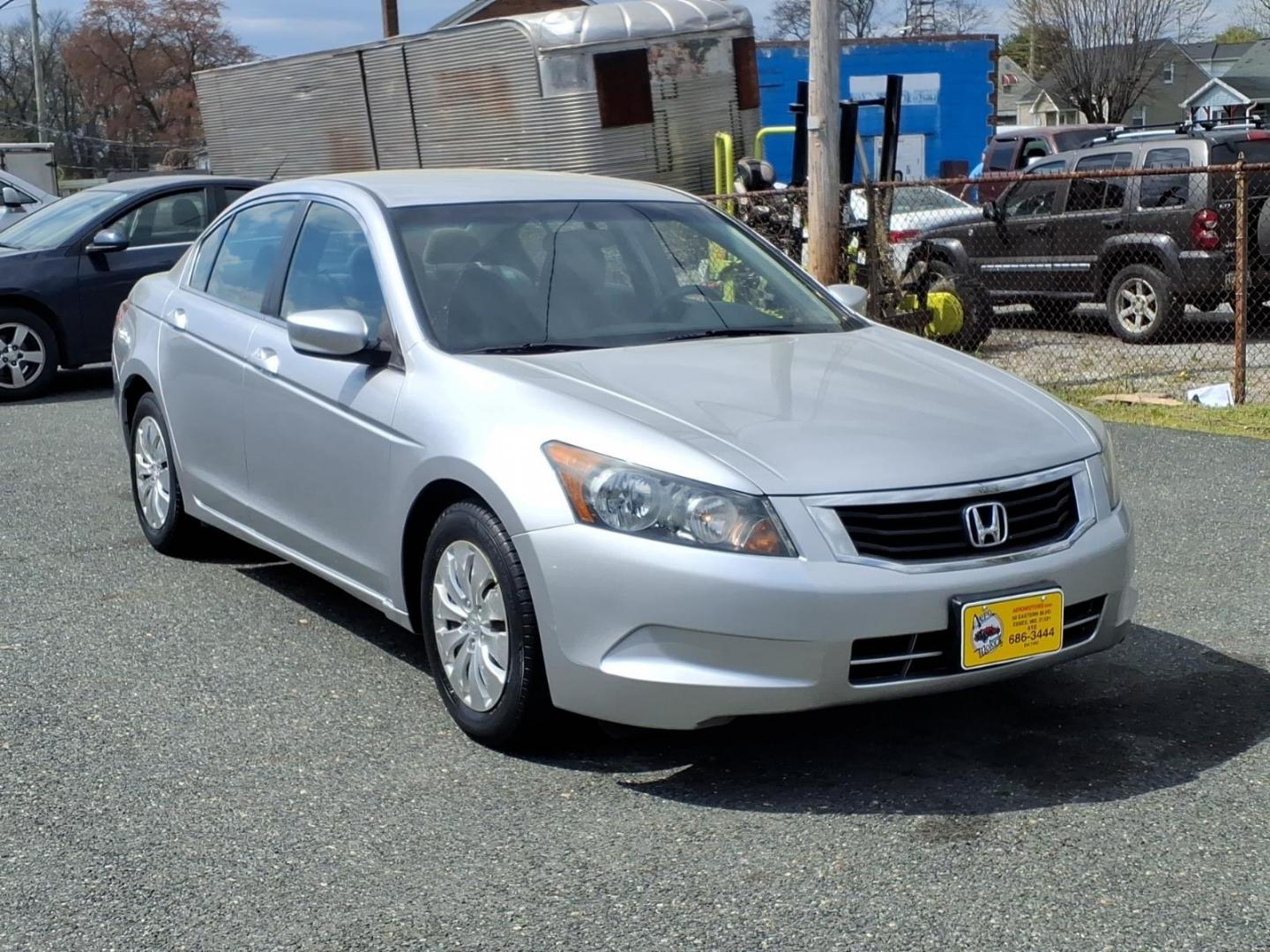 2010 Silver Honda Accord LX (1HGCP2F30AA) with an 2.4L 2.4L I4 177hp 161ft. lbs. Sequential-Port F.I. engine, 5-Speed Automatic transmission, located at 50 Eastern Blvd., Essex, MD, 21221, (410) 686-3444, 39.304367, -76.484947 - Photo#6