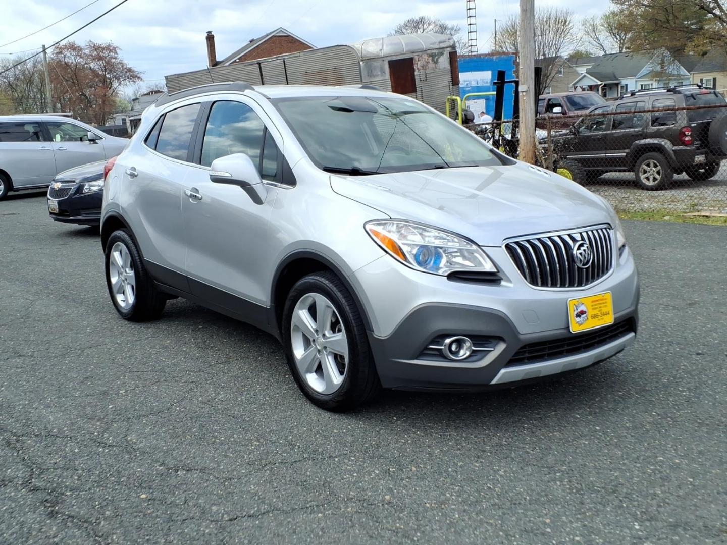 2016 Silver Buick Encore Leather (KL4CJCSB3GB) with an 1.4L Ecotec 1.4L Turbo I4 138hp 148ft. lbs. Sequential-Port F.I. engine, 6-Speed Automatic w/Driver Shift Control transmission, located at 50 Eastern Blvd., Essex, MD, 21221, (410) 686-3444, 39.304367, -76.484947 - Photo#6