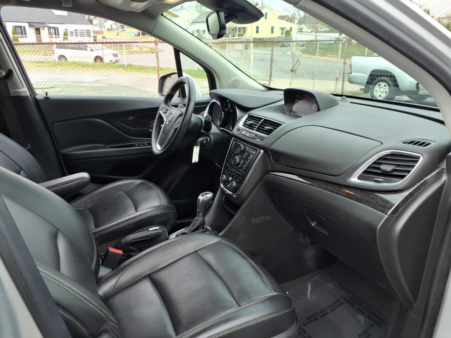 2016 Silver Buick Encore Leather (KL4CJCSB3GB) with an 1.4L Ecotec 1.4L Turbo I4 138hp 148ft. lbs. Sequential-Port F.I. engine, 6-Speed Automatic w/Driver Shift Control transmission, located at 50 Eastern Blvd., Essex, MD, 21221, (410) 686-3444, 39.304367, -76.484947 - Photo#12