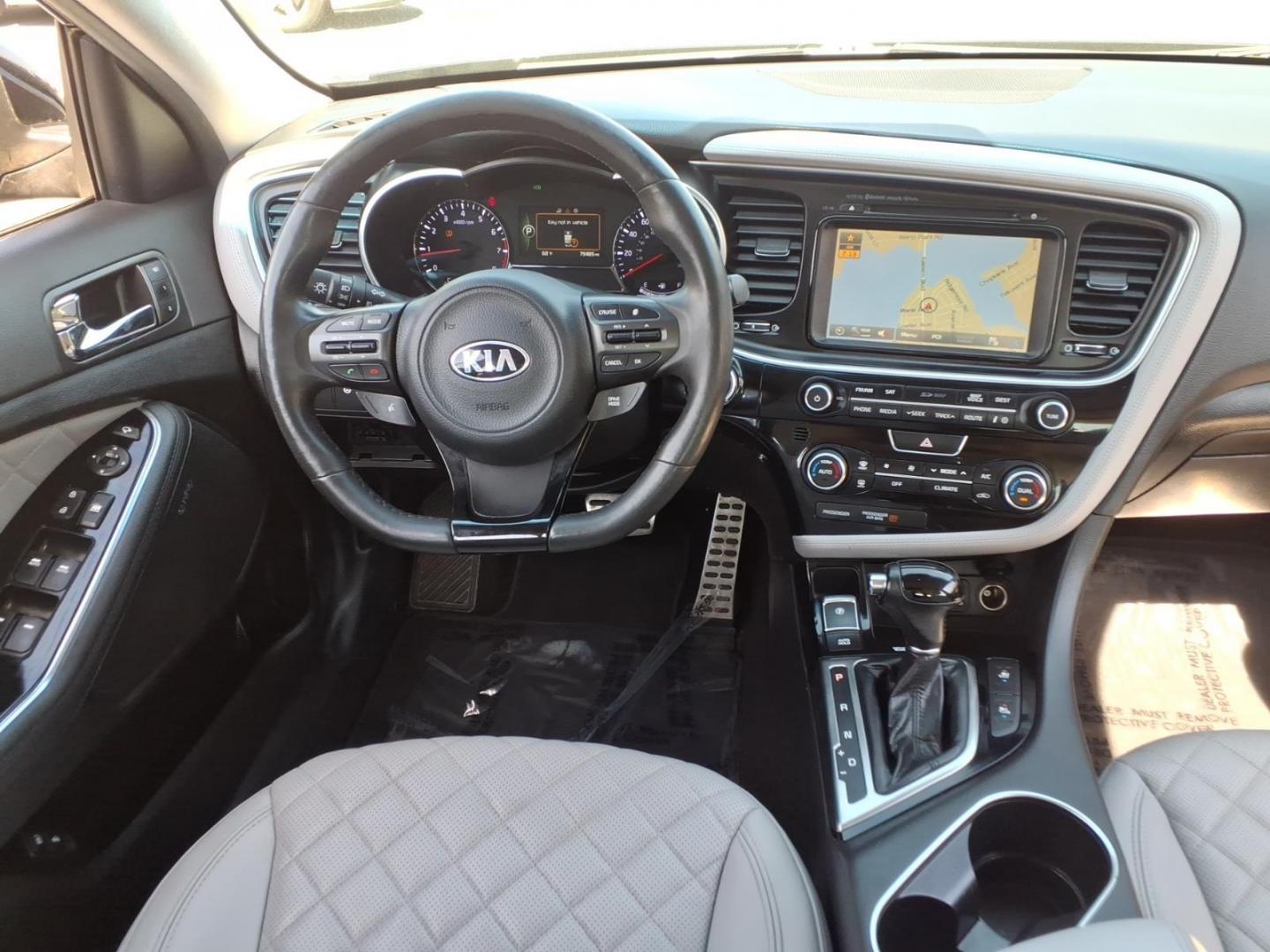 2014 Black Kia Optima SXL Turbo (5XXGR4A66EG) with an 2.0L 2.0L Turbo I4 274hp 269ft. lbs. Turbocharged engine, 6-Speed Automatic Sportmatic transmission, located at 50 Eastern Blvd., Essex, MD, 21221, (410) 686-3444, 39.304367, -76.484947 - Photo#12