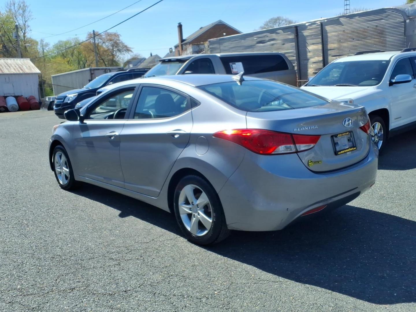 2013 Silver Hyundai ELANTRA GLS (KMHDH4AE5DU) with an 1.8L 4 Cylinder Sequential Fuel Injection engine, Automatic transmission, located at 50 Eastern Blvd., Essex, MD, 21221, (410) 686-3444, 39.304367, -76.484947 - Photo#2