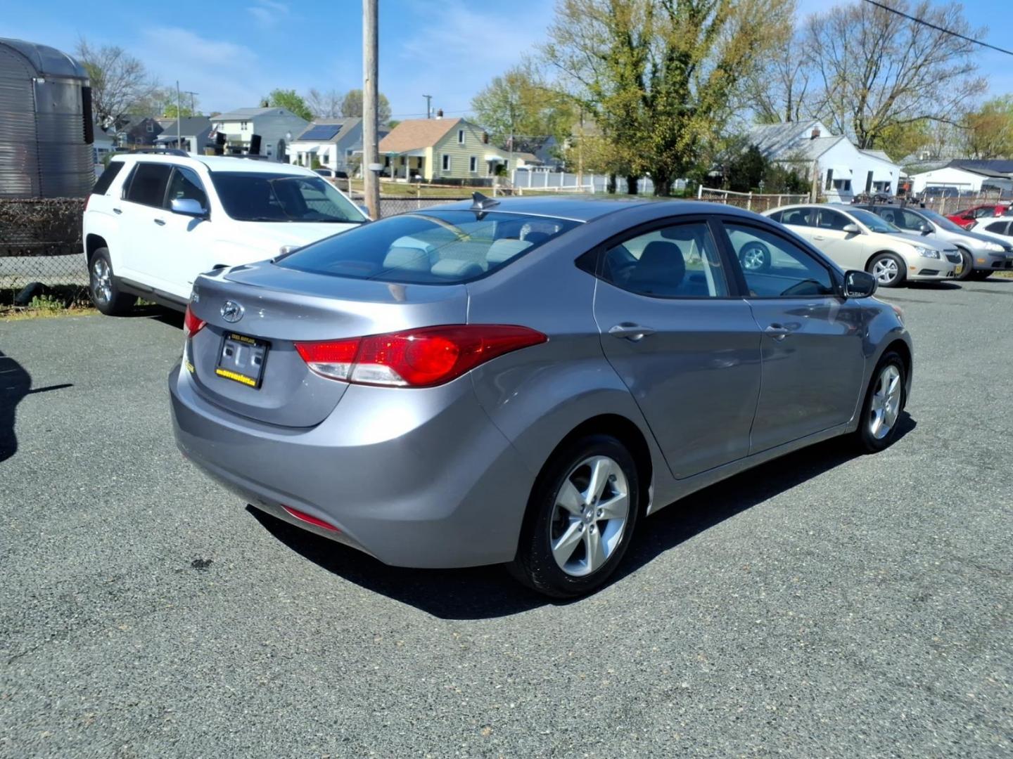 2013 Silver Hyundai ELANTRA GLS (KMHDH4AE5DU) with an 1.8L 4 Cylinder Sequential Fuel Injection engine, Automatic transmission, located at 50 Eastern Blvd., Essex, MD, 21221, (410) 686-3444, 39.304367, -76.484947 - Photo#3
