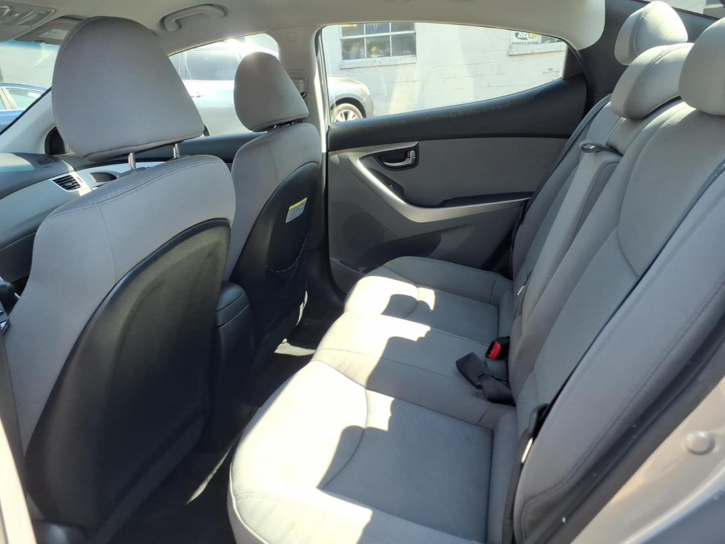 2013 Silver Hyundai ELANTRA GLS (KMHDH4AE5DU) with an 1.8L 4 Cylinder Sequential Fuel Injection engine, Automatic transmission, located at 50 Eastern Blvd., Essex, MD, 21221, (410) 686-3444, 39.304367, -76.484947 - Photo#10