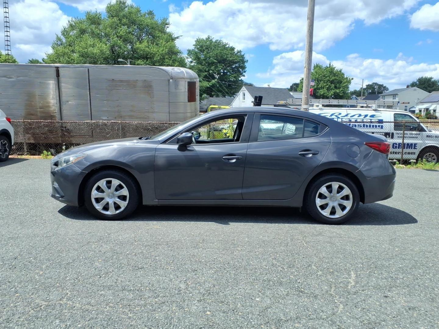 2014 Blue Mazda Mazda3 i Sport (JM1BM1U7XE1) with an 2.0L 4 Cylinder Fuel Injected engine, Automatic transmission, located at 50 Eastern Blvd., Essex, MD, 21221, (410) 686-3444, 39.304367, -76.484947- Photo#1