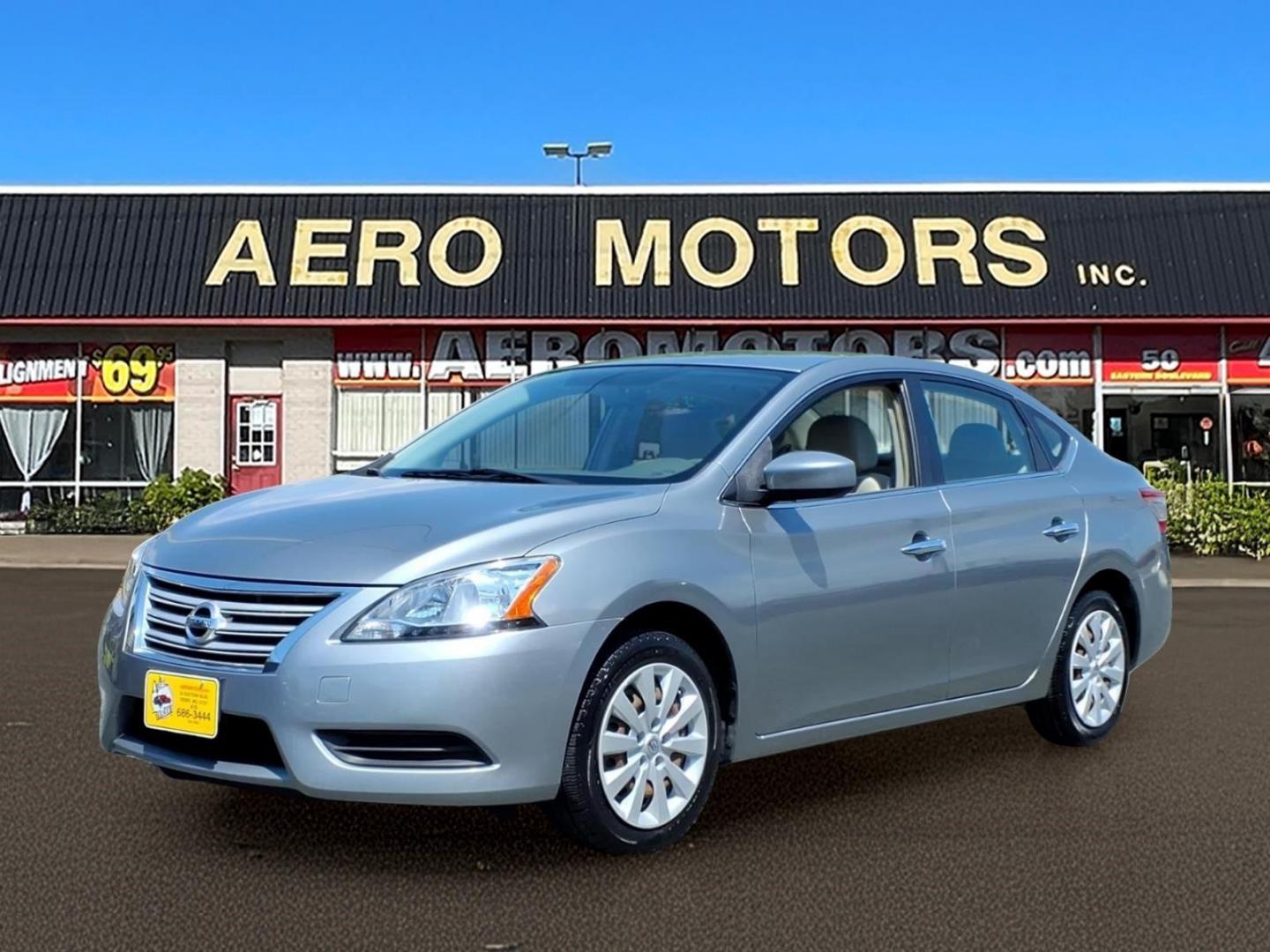 2013 Gray Nissan Sentra (3N1AB7AP1DL) with an 1.8L 4 Cylinder Sequential-Port F.I. engine, Automatic transmission, located at 50 Eastern Blvd., Essex, MD, 21221, (410) 686-3444, 39.304367, -76.484947 - Photo#0