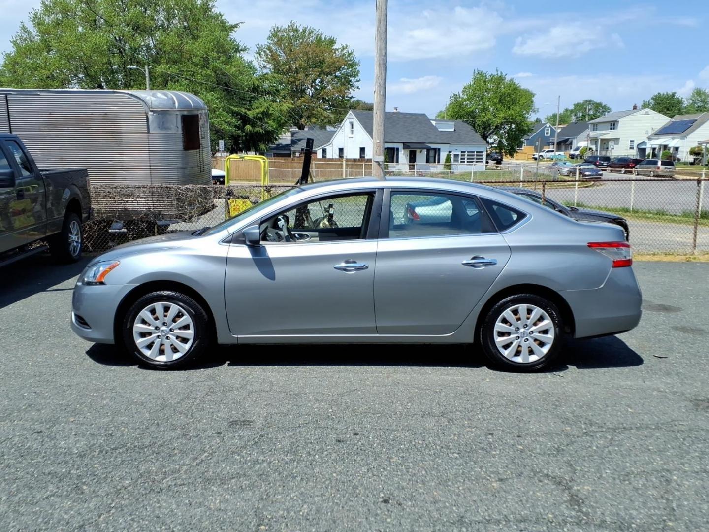2013 Gray Nissan Sentra (3N1AB7AP1DL) with an 1.8L 4 Cylinder Sequential-Port F.I. engine, Automatic transmission, located at 50 Eastern Blvd., Essex, MD, 21221, (410) 686-3444, 39.304367, -76.484947 - Photo#1