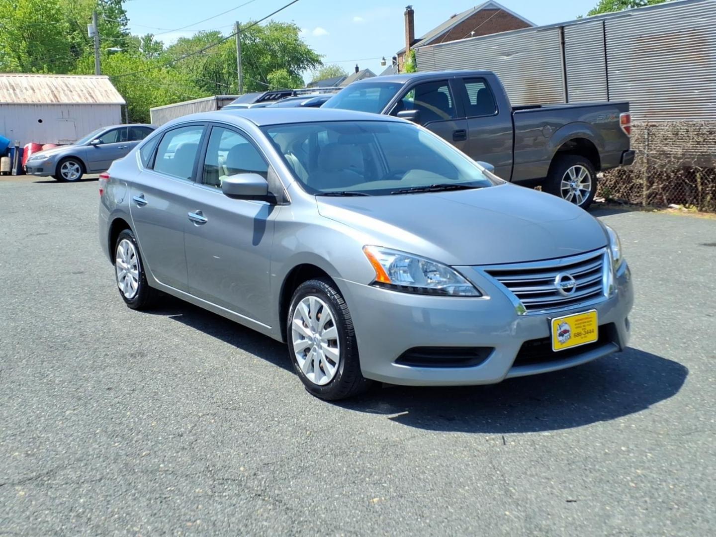 2013 Gray Nissan Sentra (3N1AB7AP1DL) with an 1.8L 4 Cylinder Sequential-Port F.I. engine, Automatic transmission, located at 50 Eastern Blvd., Essex, MD, 21221, (410) 686-3444, 39.304367, -76.484947 - Photo#4