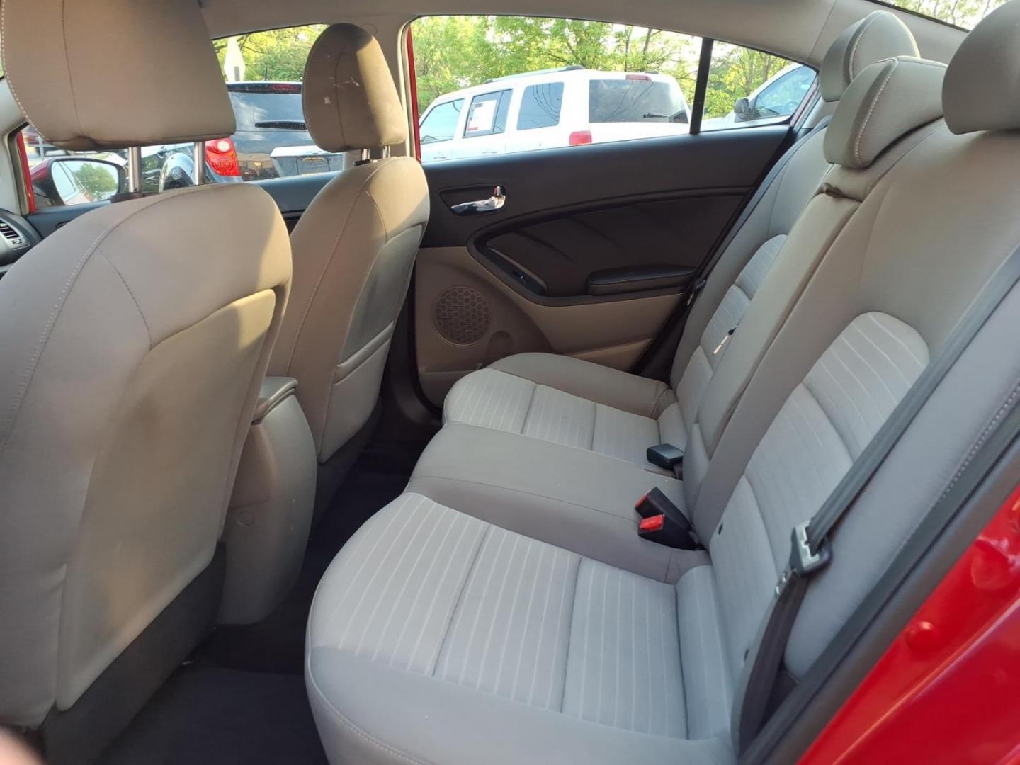 2015 Red Kia Forte EX (KNAFX4A8XF5) with an 2.0L 4 Cylinder Fuel Injected engine, 4CYL transmission, located at 50 Eastern Blvd., Essex, MD, 21221, (410) 686-3444, 39.304367, -76.484947 - Photo#11