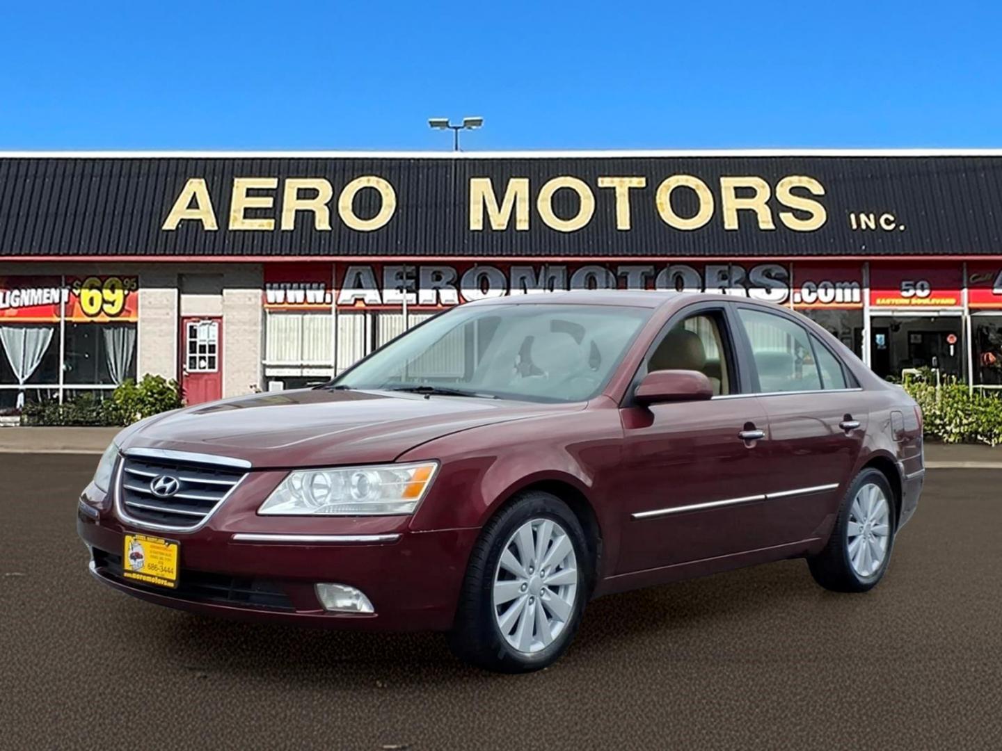 2009 Burg Hyundai SONATA Limited V6 (5NPEU46F79H) with an 3.3L 6 Cylinder Fuel Injected engine, ATV6 transmission, located at 50 Eastern Blvd., Essex, MD, 21221, (410) 686-3444, 39.304367, -76.484947 - Photo#0