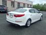 2015 White Kia Optima LX (KNAGM4A79F5) with an 2.4L 4 Cylinder Fuel Injected engine, Automatic transmission, located at 50 Eastern Blvd., Essex, MD, 21221, (410) 686-3444, 39.304367, -76.484947 - Photo#3