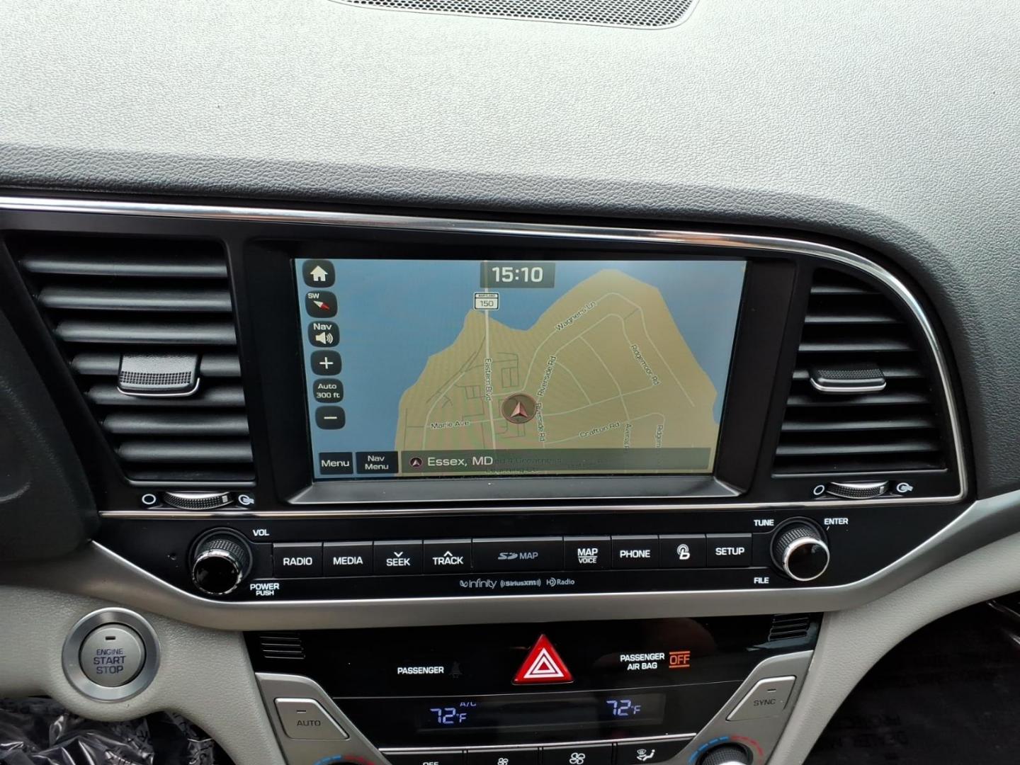 2017 Scarlet Red Hyundai ELANTRA Limited (5NPD84LF6HH) with an 2.0L 4 Cylinder Sequential-Port F.I. engine, 4CYL transmission, located at 50 Eastern Blvd., Essex, MD, 21221, (410) 686-3444, 39.304367, -76.484947 - Photo#15