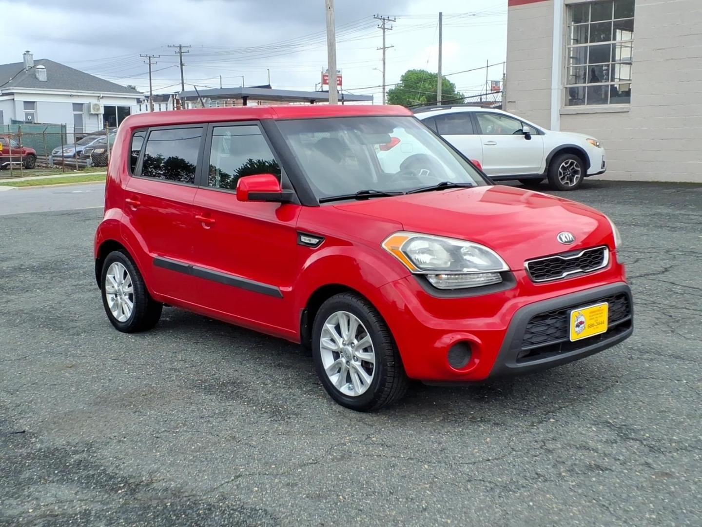 2013 Red Kia Soul Base (KNDJT2A54D7) with an 1.6L 1.6L I4 138hp 123ft. lbs. Fuel Injected engine, 6-Speed Shiftable Automatic transmission, located at 50 Eastern Blvd., Essex, MD, 21221, (410) 686-3444, 39.304367, -76.484947 - Photo#5