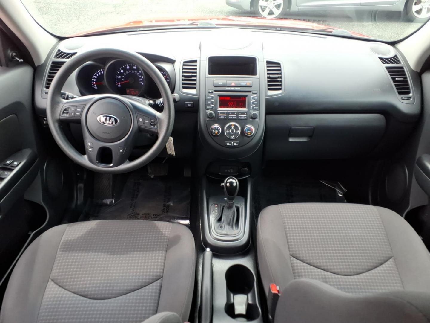 2013 Red Kia Soul Base (KNDJT2A54D7) with an 1.6L 1.6L I4 138hp 123ft. lbs. Fuel Injected engine, 6-Speed Shiftable Automatic transmission, located at 50 Eastern Blvd., Essex, MD, 21221, (410) 686-3444, 39.304367, -76.484947 - Photo#14