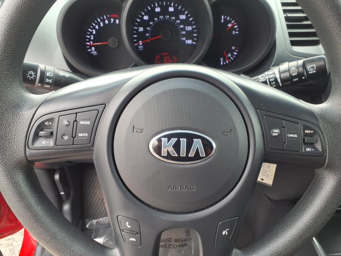 2013 Red Kia Soul Base (KNDJT2A54D7) with an 1.6L 1.6L I4 138hp 123ft. lbs. Fuel Injected engine, 6-Speed Shiftable Automatic transmission, located at 50 Eastern Blvd., Essex, MD, 21221, (410) 686-3444, 39.304367, -76.484947 - Photo#18