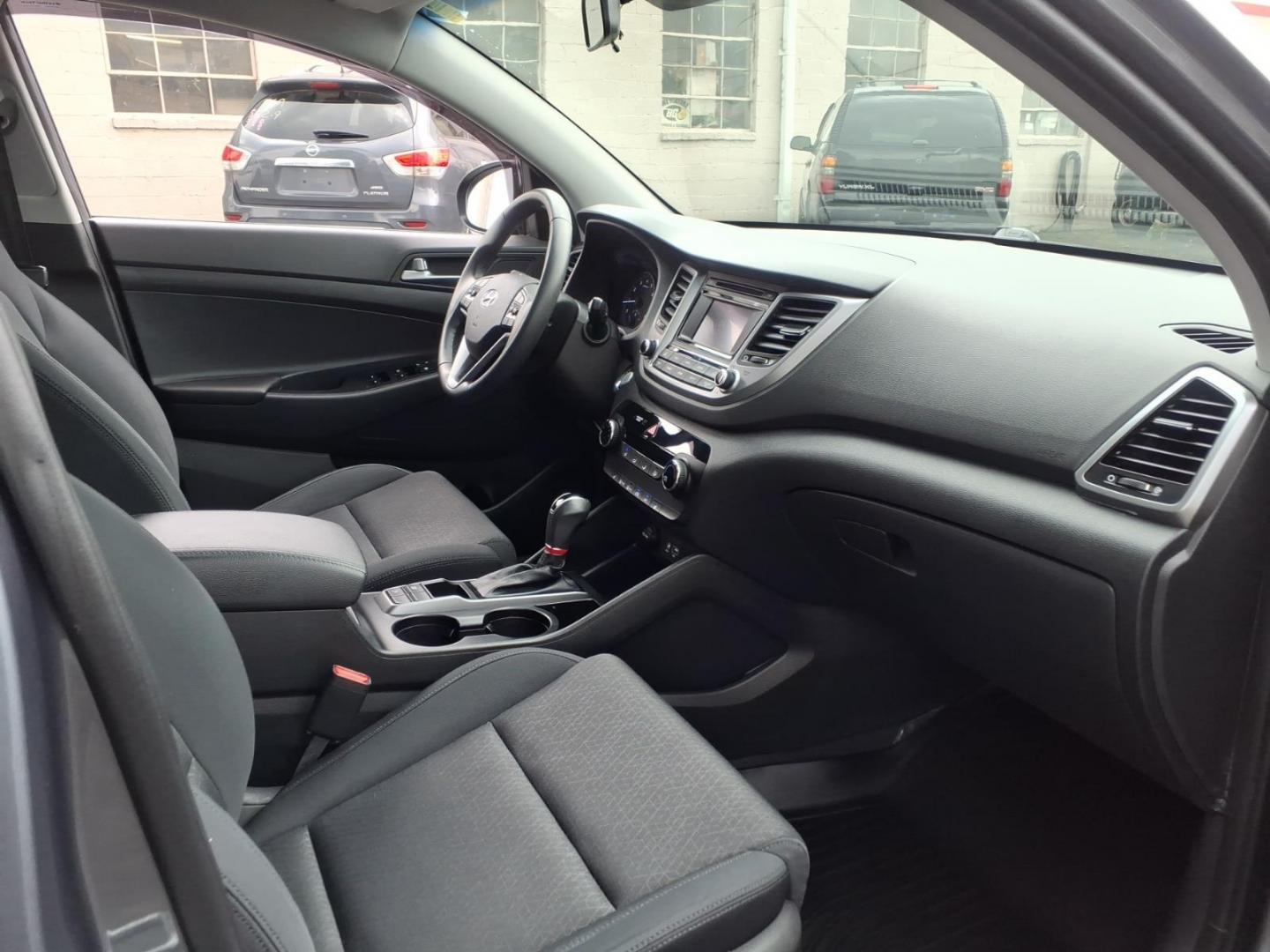 2017 Coliseum Gray Hyundai TUCSON Sport (KM8J33A22HU) with an 1.6L 4 Cylinder Turbocharged engine, Automatic transmission, located at 50 Eastern Blvd., Essex, MD, 21221, (410) 686-3444, 39.304367, -76.484947 - Photo#12