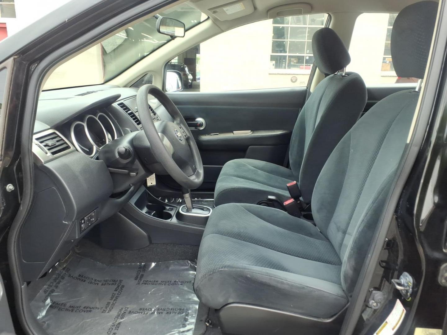 2010 Black Nissan Versa 1.8 S (3N1BC1CP2AL) with an 1.8L 1.8L I4 122hp 127ft. lbs. Sequential-Port F.I. engine, 4-Speed Automatic transmission, located at 50 Eastern Blvd., Essex, MD, 21221, (410) 686-3444, 39.304367, -76.484947 - Photo#7