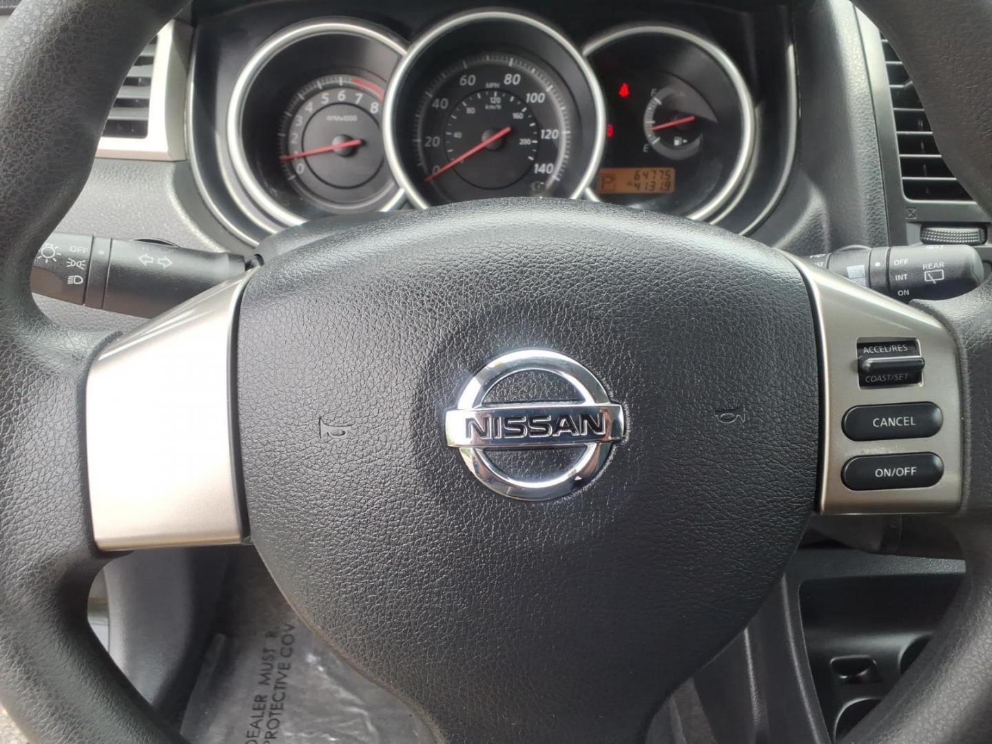 2010 Black Nissan Versa 1.8 S (3N1BC1CP2AL) with an 1.8L 1.8L I4 122hp 127ft. lbs. Sequential-Port F.I. engine, 4-Speed Automatic transmission, located at 50 Eastern Blvd., Essex, MD, 21221, (410) 686-3444, 39.304367, -76.484947 - Photo#19